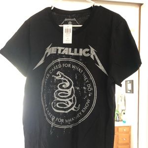 Metallica official black album T-shirt